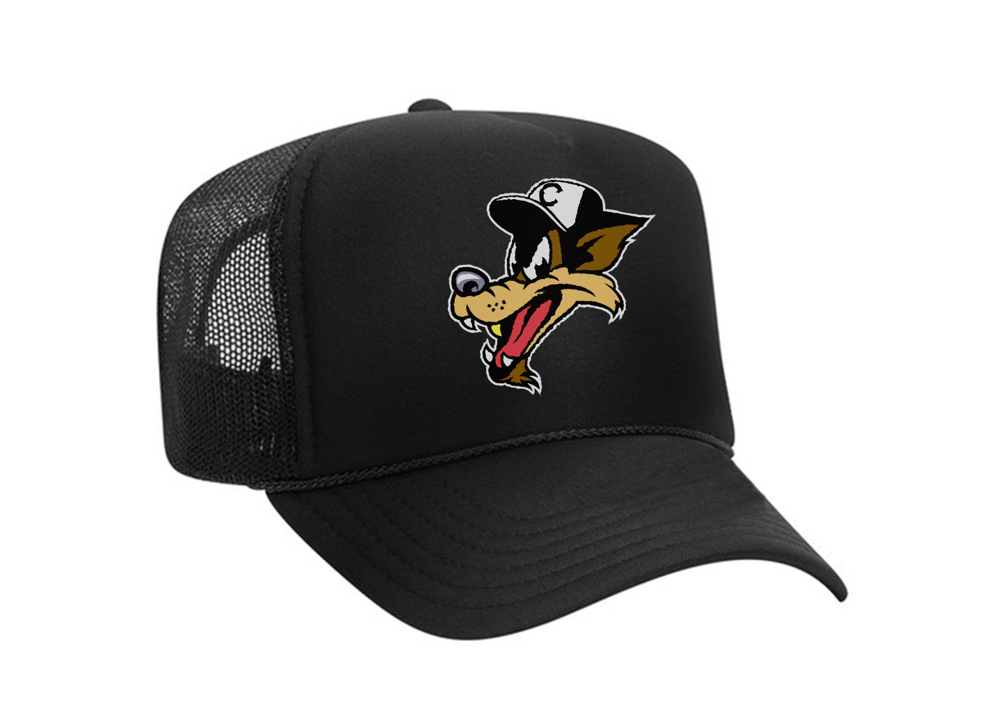 Coyote Trucker Hat - Black