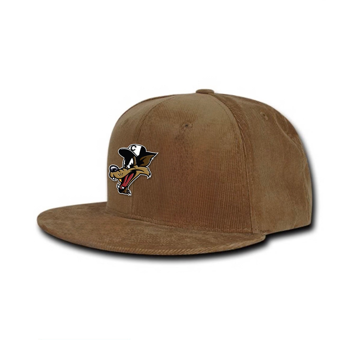 Coyote Corduroy Snapback Hat - Brown